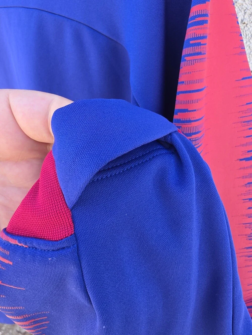 Nike FC Barcelona 2018 2019 Anthem Track Jacket Mens 2XL Blue FullZip 894361-456